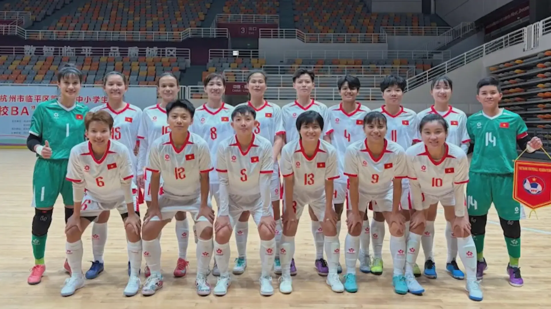 ĐT Futsal nữ Việt Nam hòa Trung Quốc ở trận giao hữu